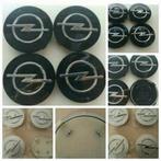 4 cache-moyeux Opel Astra/Corsa/Vectra... gris/noir de 64 mm, Opel, Enlèvement ou Envoi, Neuf