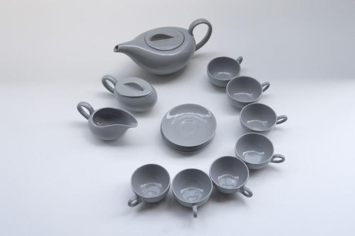 Studio Ware Keramisch design koffie tea stroomlijn 1950 Boch, Antiek en Kunst, Kunst | Designobjecten, Ophalen of Verzenden