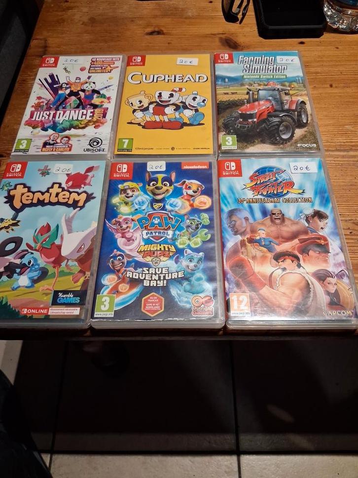 Jeux switch a 20€ pièces, Games en Spelcomputers, Games | Nintendo Switch, Gebruikt, Avontuur en Actie, 1 speler, Vanaf 3 jaar