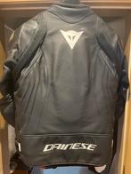 Dainese lederen motorvest met rugbescherming 3-4 XL, Motoren, Ophalen, Dainese, Heren, Jas | leer