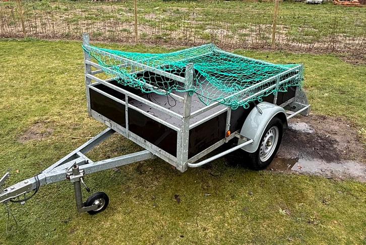 Aanhangwagen enkelas 200x130, Auto diversen, Aanhangers en Bagagewagens, Zo goed als nieuw, Ophalen