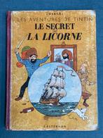 Tintin : Le Trésor de la Licorne EO dos blanc 1943, Livres, Une BD, Utilisé, Enlèvement ou Envoi, Hergé