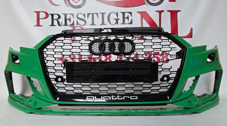Voorbumper Audi A3 8V Facelift RS3 SPORTBACK ORIGINEEL 8V4, Auto-onderdelen, Carrosserie, Bumper, Voor, Gebruikt, Herkomst onderdeel bekend