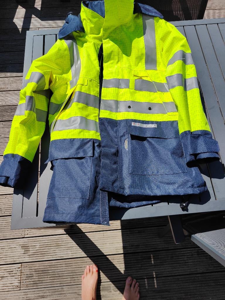Fluo werkjas Sioen, Kleding | Heren, Jassen | Winter, Ophalen, Nieuw, Maat 46 (S) of kleiner