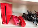 Nintendo Wii red limited edition, Ophalen of Verzenden, Gebruikt, Met 2 controllers, Met games
