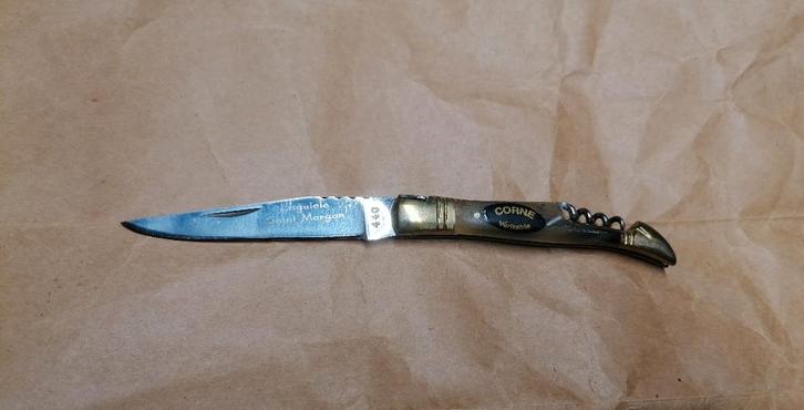 Couteau pliant poche publicitaire laguiole Morgon, Collections, Collections complètes & Collections, Envoi