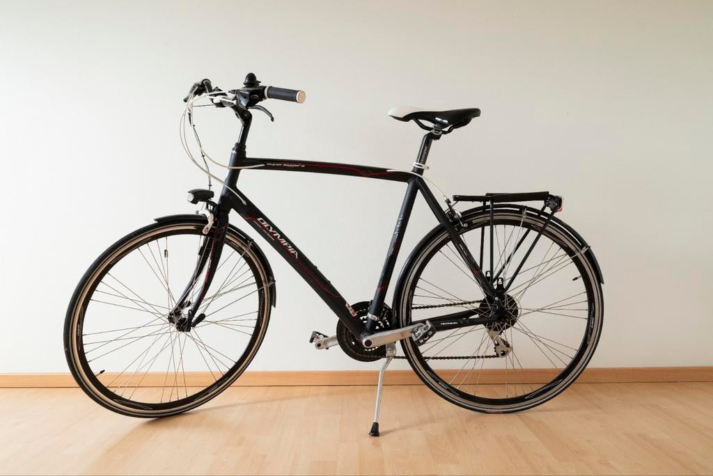 Sportfiets heren, Olympia Superlegera,  zwart, Fietsen en Brommers, Fietsen | Heren | Sportfietsen en Toerfietsen, Zo goed als nieuw