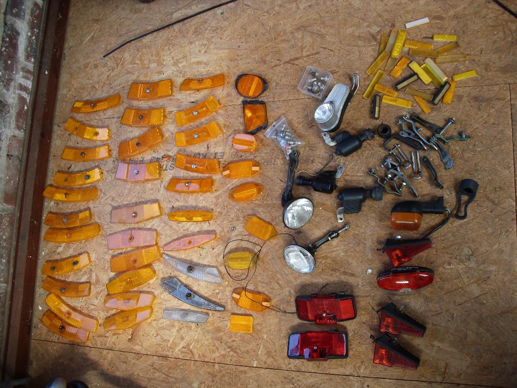 fietsverlichting, Fietsen en Brommers, Fietsaccessoires | Fietsverlichting, Ophalen, Nieuw, Overig, Verlichtingsset