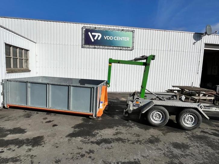 May-Tec containersysteem ahw elektrohydraulisch, Auto diversen, Aanhangers en Bagagewagens, Zo goed als nieuw, Ophalen
