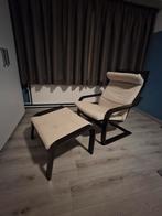 Zetel met voetenbank, Huis en Inrichting, Ophalen, Gebruikt, Bruin, Ikea