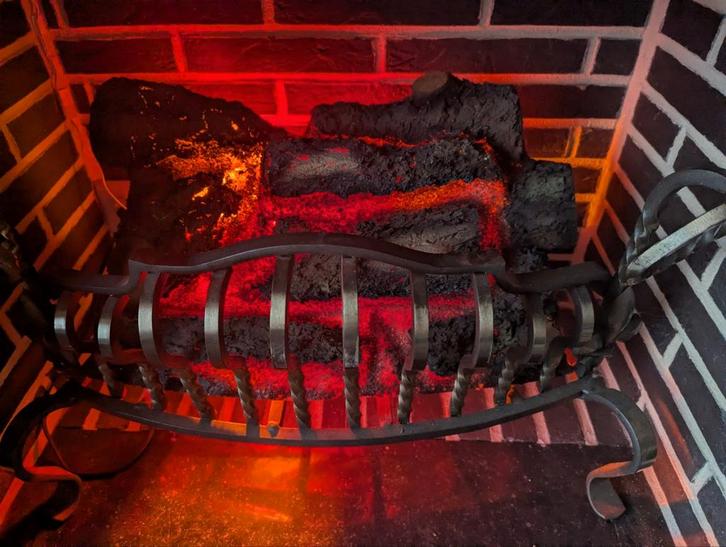 Vintage nep open haart, Huis en Inrichting, Kachels, Hout, Ophalen