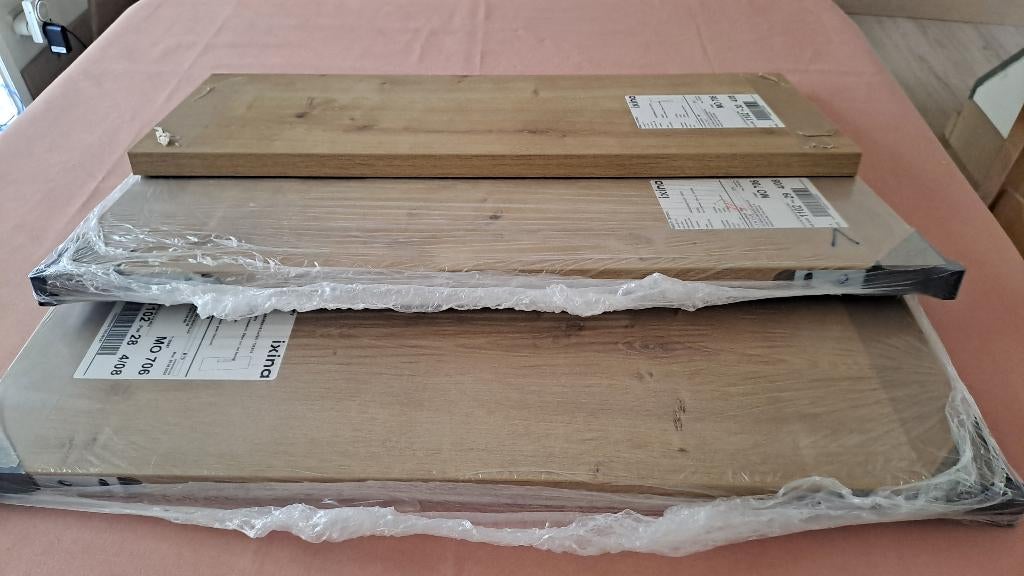 Legplanken keuken IXINA, Huis en Inrichting, Keuken | Keukenelementen, Ophalen, Bruin, Nieuw, 50 tot 100 cm