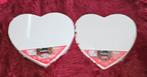 2 schilderdoeken hartjes nieuw, Divers, Ecriture, Enlèvement, Neuf