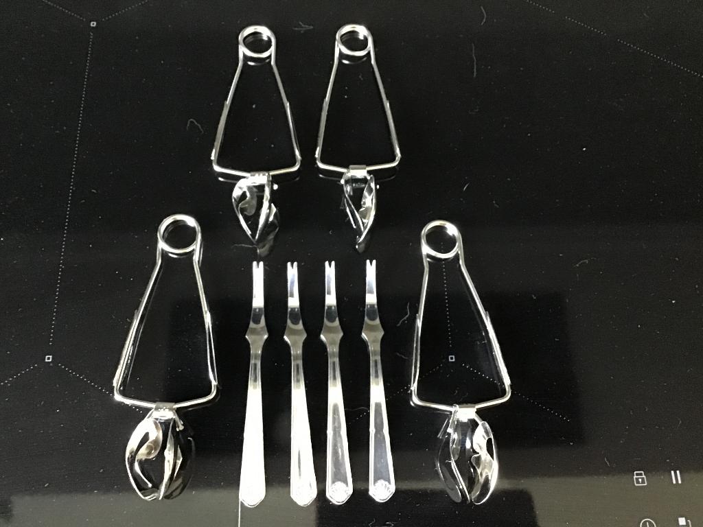 escargot bestek en bordjes, Ophalen of Verzenden, Nieuw, Compleet servies