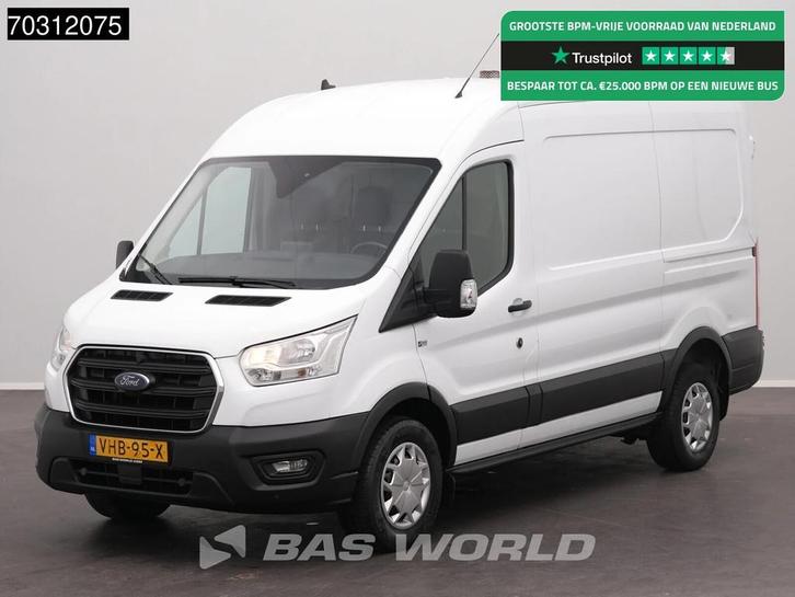 Ford Transit 130pk L2H2 Airco Cruise Navi Trekhaak Camera Pa, Autos, Camionnettes & Utilitaires, Entreprise, Achat, Caméra de recul