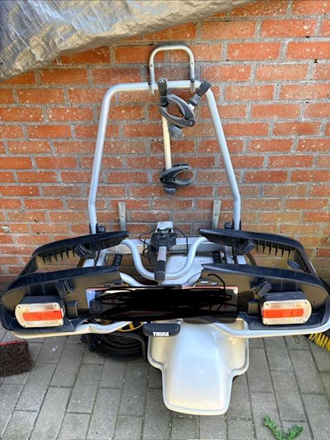 fietsenrek voor elektrische fietsen (2), Auto diversen, Fietsendragers, Ophalen, Gebruikt, Fietsendrager-accessoire, 2 fietsen