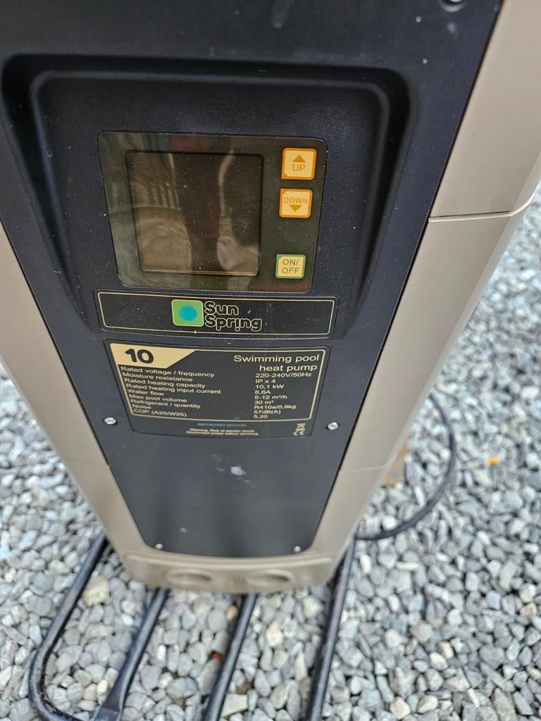 Zwembad warmtepomp 10kw, Ophalen