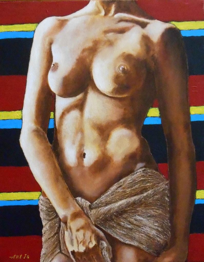 Vrouwenfiguur  Schilderij, Verzenden
