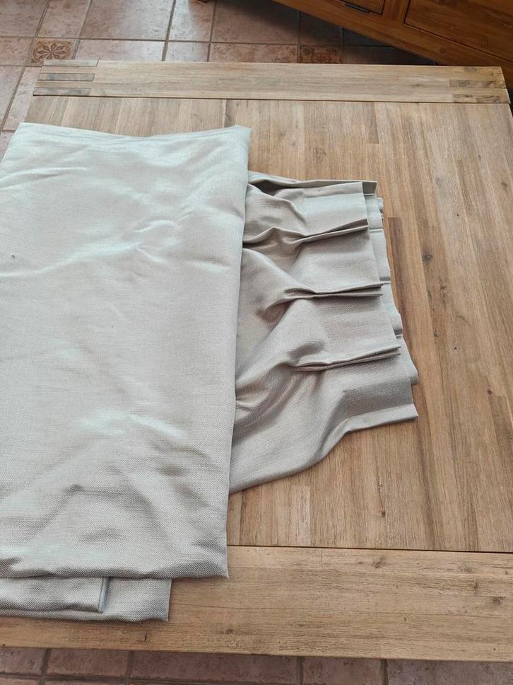 Taupe gordijnen van Veneta, Huis en Inrichting, Stoffering | Gordijnen en Lamellen, Ophalen