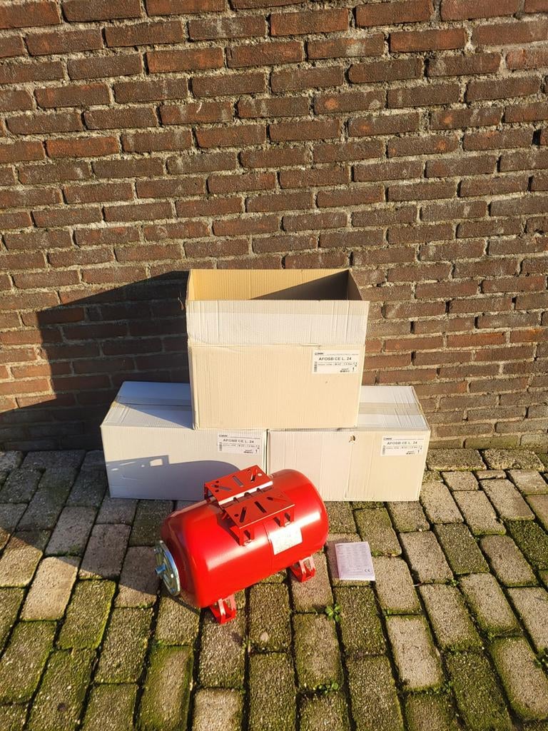 Membraanvat/membraamketel / balgketel/ expansievat, Ophalen