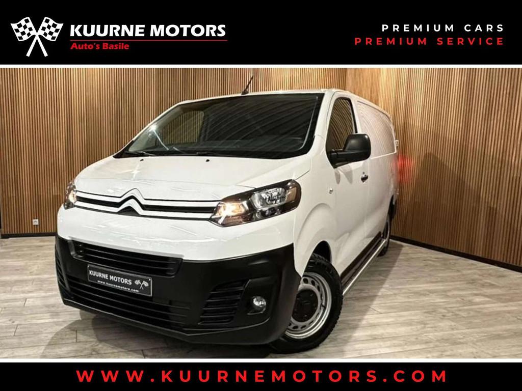 Citroën Jumpy 2.0HDI L3 Gps/Cam360 €18.595+BTW *1j garant, Auto's, Bestelwagens en Lichte vracht, Stof, Gebruikt, Citroën, Wit