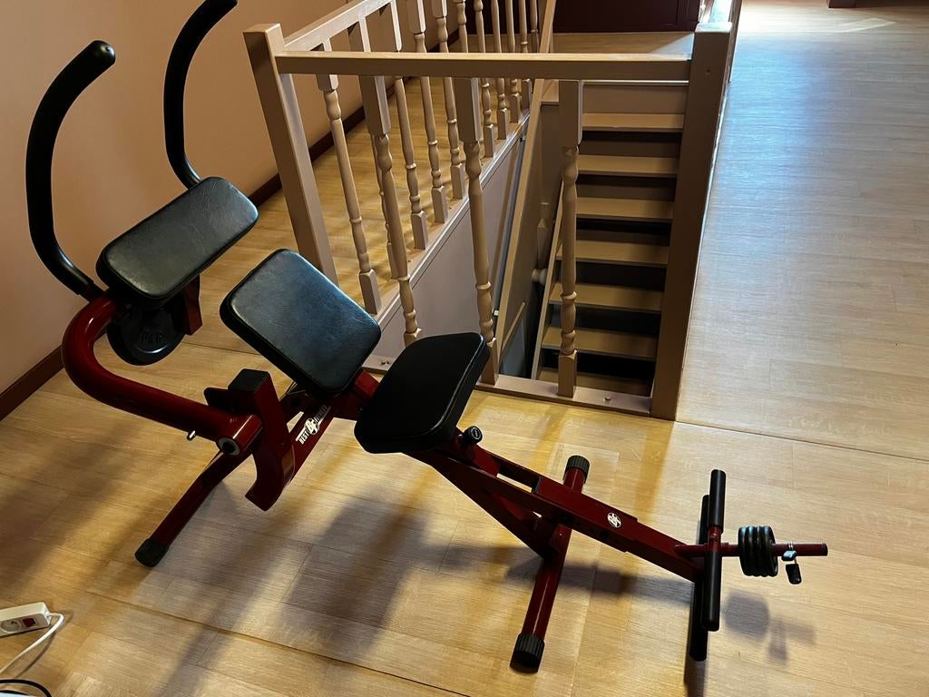 Fitnesstoestel buikspieren, onderrug,…, Ophalen, Zo goed als nieuw