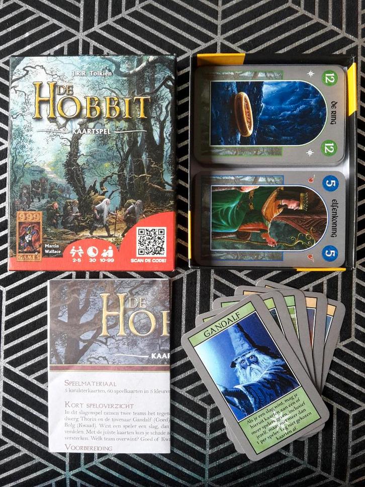 Nieuw kaartspel De Hobbit, 2-5 sp., 999, + 1 gratis promo, Hobby en Vrije tijd, Gezelschapsspellen | Kaartspellen, Nieuw, Ophalen of Verzenden
