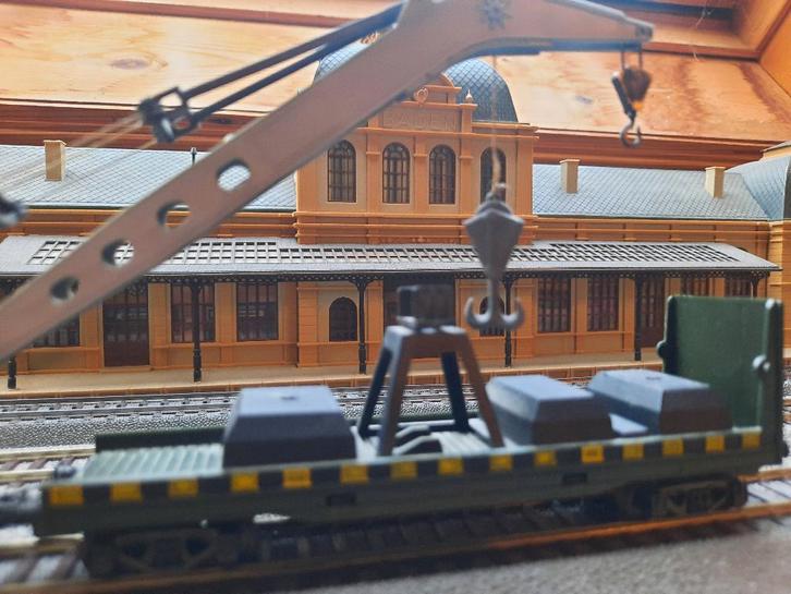 Lima 309058 DB Wagon-grue & wagon-porte flèche de grue DC, Hobby & Loisirs créatifs, Trains miniatures | HO, Utilisé, Wagon, Lima