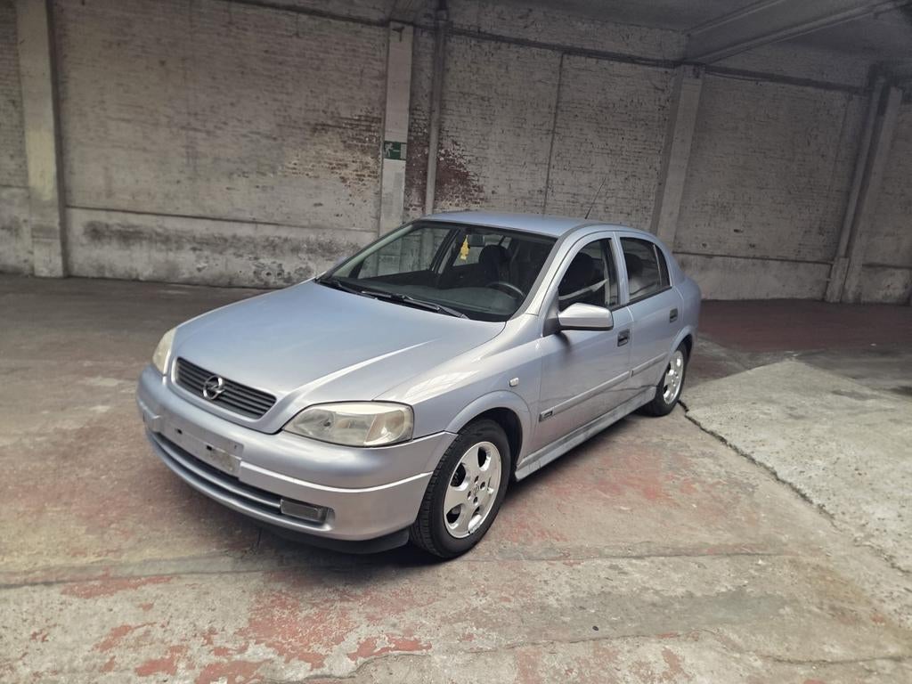 OPEL ASTRA 1.4 BENZINE VAN 2000 MET 71000KM, Auto's, Stof, Zwart, Particulier, Euro 4