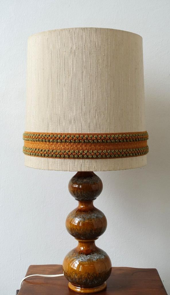 Vintage Kaiser Leuchten keramiek tafellamp bubble Space Age, Maison & Meubles, Lampes | Lampes de table, Utilisé, 50 à 75 cm, Enlèvement ou Envoi