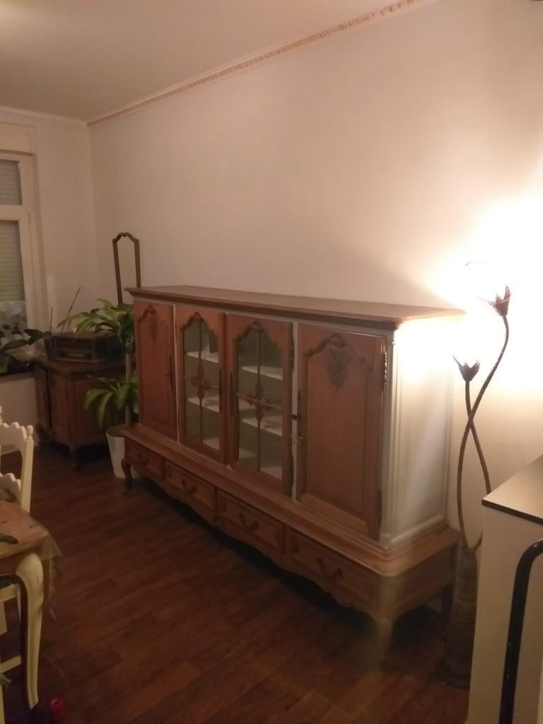 Vitrinekast gratis, Ophalen, Gebruikt, Met deur(en), Eikenhout