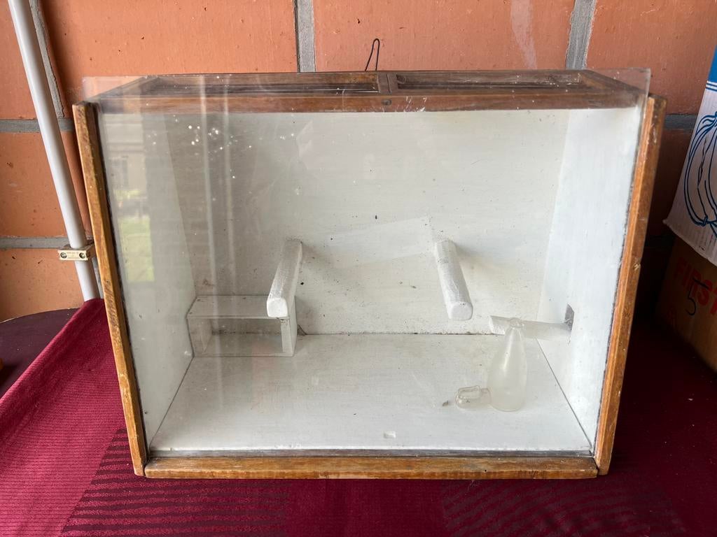 Oud vogelkotje, Ophalen of Verzenden, Zo goed als nieuw, Hout