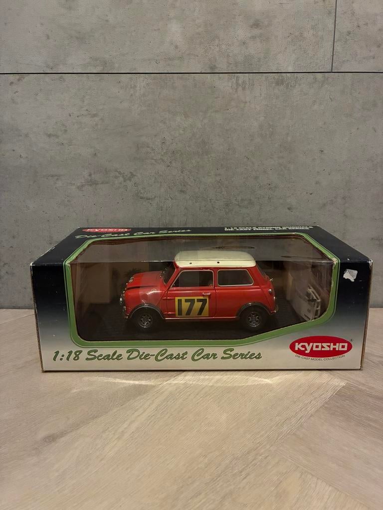 Kyosho à l'échelle 1:18 de la Morris Mini Cooper 1275S, Enlèvement, Neuf, Voiture, Kyosho
