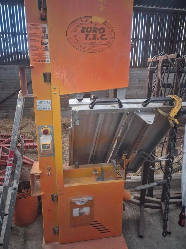 Scie a blocs monophasé, Enlèvement