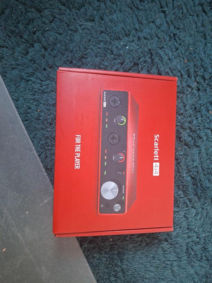 Carte son Scarlett 4i4 3rd Gen, Musique & Instruments, Amplis | Clavier, Moniteur & Sono, Comme neuf, Autres types, Enlèvement