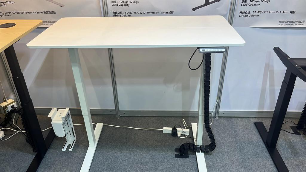 (NEUF)Bureau réglable en hauteur – travail assis/debout, Maison & Meubles, Neuf, 120 cm, Bureau assis-debout, Électrique