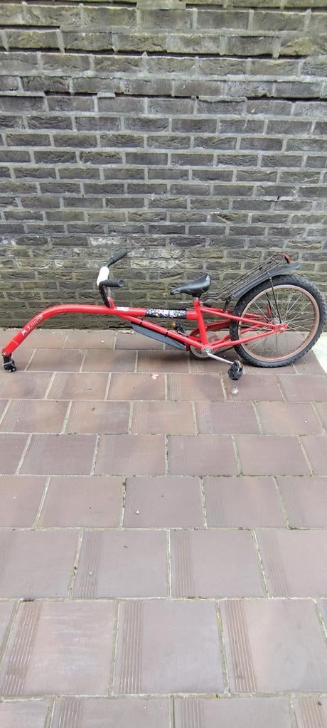 Fiets hangend, Ophalen