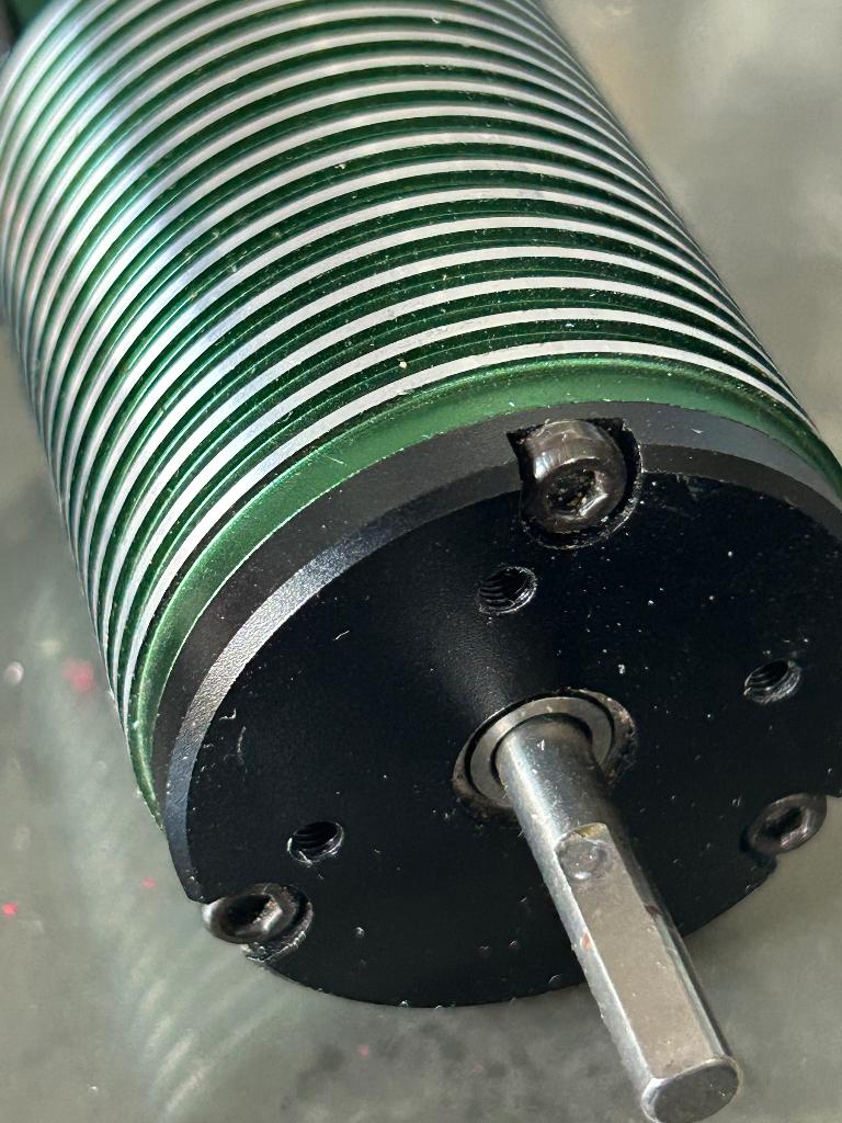 Rc-motor en regelaar, Ophalen, Zo goed als nieuw, Schaal 1:8, Elektro