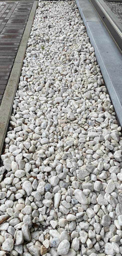 Carrara keien, Jardin & Terrasse, Gravier, Rochers & Caillasse, Comme neuf, Enlèvement