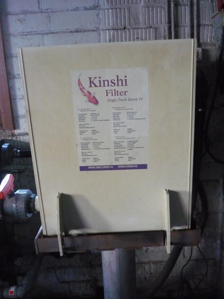 Kinshifilter,UV lamp,vijverpomp,4 vaksfilter, Ophalen, Gebruikt, Vijverpomp