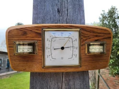 Prachtig Vintage SBF Weerstation – Jaren '60, Audio, Tv en Foto, Weerstations en Barometers, Weerstation, Ophalen of Verzenden