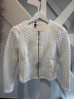 veste H&M blanche taille 38, Enlèvement ou Envoi, Comme neuf, Taille 38/40 (M), Manteau