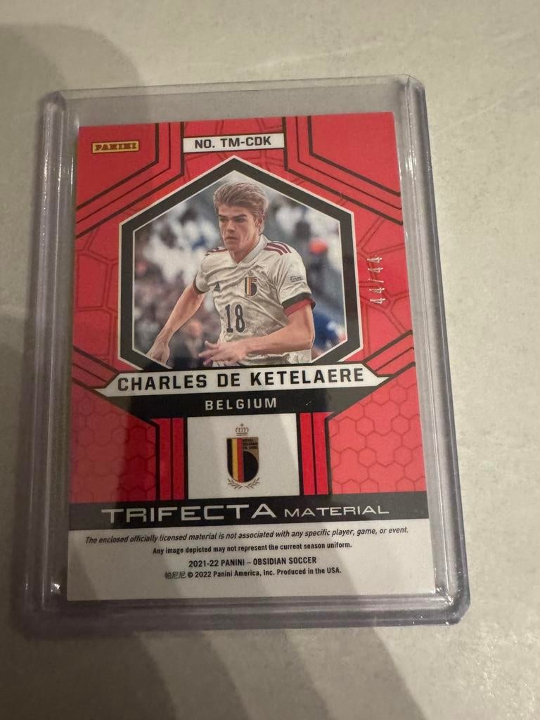 Obsidian trifecta triple patch Charles De Ketelaere 44/44, Ophalen of Verzenden, Zo goed als nieuw