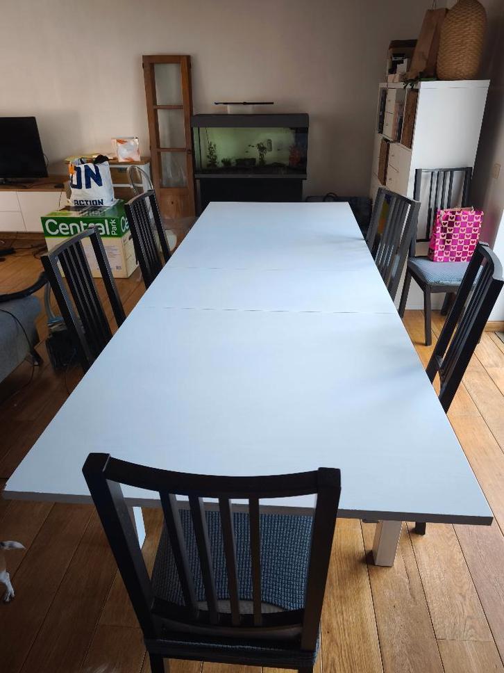 Grande table extensible IKEA – jusqu’à 10 personnes (260 cm), Maison & Meubles, Tables | Tables à manger, Utilisé, 50 à 100 cm