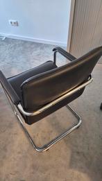 Chaises de bureau, structure metalique, assise en cuir., Maison & Meubles, Trois, Comme neuf, Enlèvement, Cuir