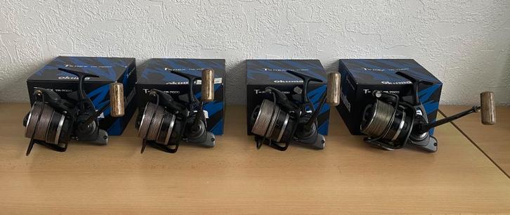 4x Okuma T-rex 7000 karper molen, Sports nautiques & Bateaux, Pêche à la ligne | Carpes, Utilisé, Moulinet, Enlèvement