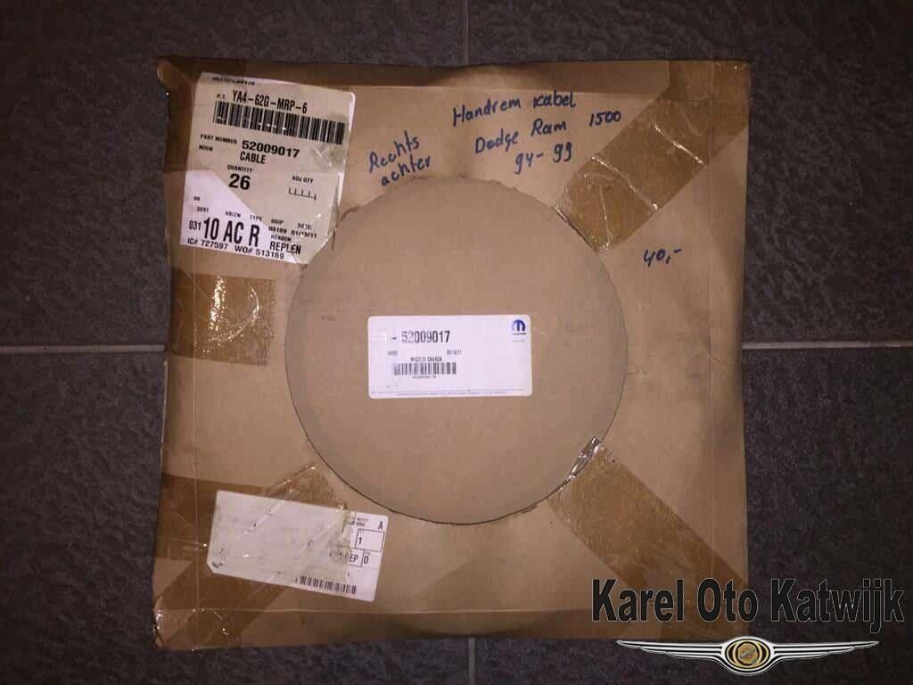 Handremkabel Dodge Ram 1500 rechts achter, -, -, Nieuw, Ophalen of Verzenden