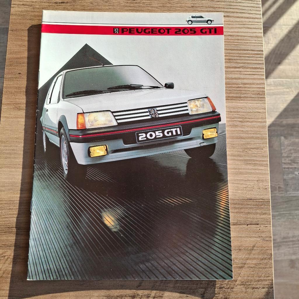 PEUGEOT  205  GTI   1985, Livres, Autos | Brochures & Magazines, Enlèvement ou Envoi, Neuf, Peugeot