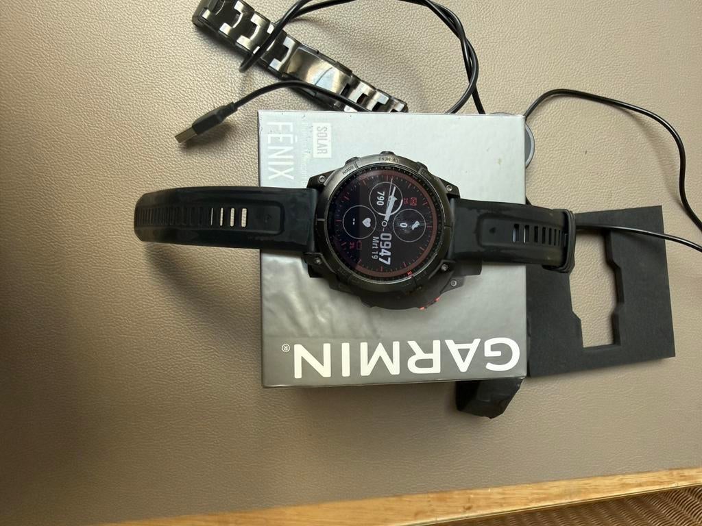 Garmin Fenix 7 solar, Ophalen