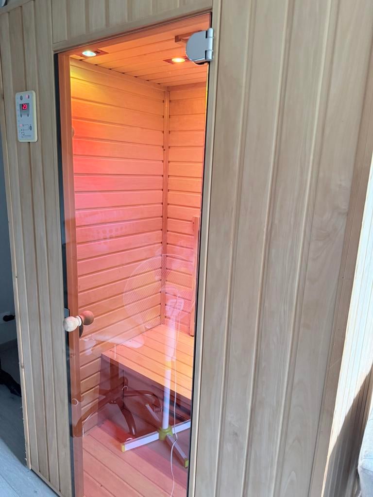 Zgan Infrarood warmte sauna cabine 2-3 personen, Sport en Fitness, Ophalen, Infrarood